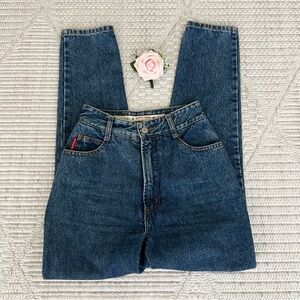 BONGO Vintage High Rise Dark Blue Women's Jeans